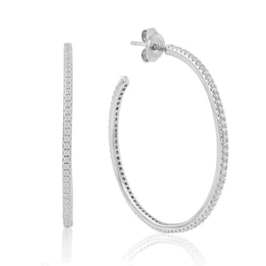 WATERFORD JEWELRY HOOP EARRINGS