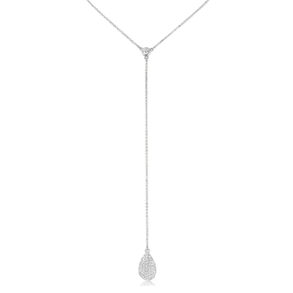 925 STERLING SILVER TEARDROP LARIOT